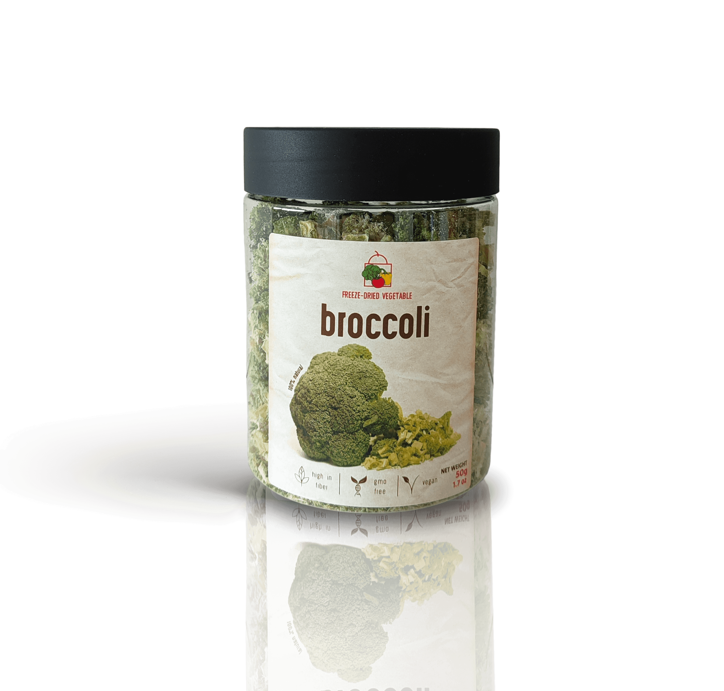 Freeze Dried Broccoli by Diaita Smart Foods (Worldwide Shipping)