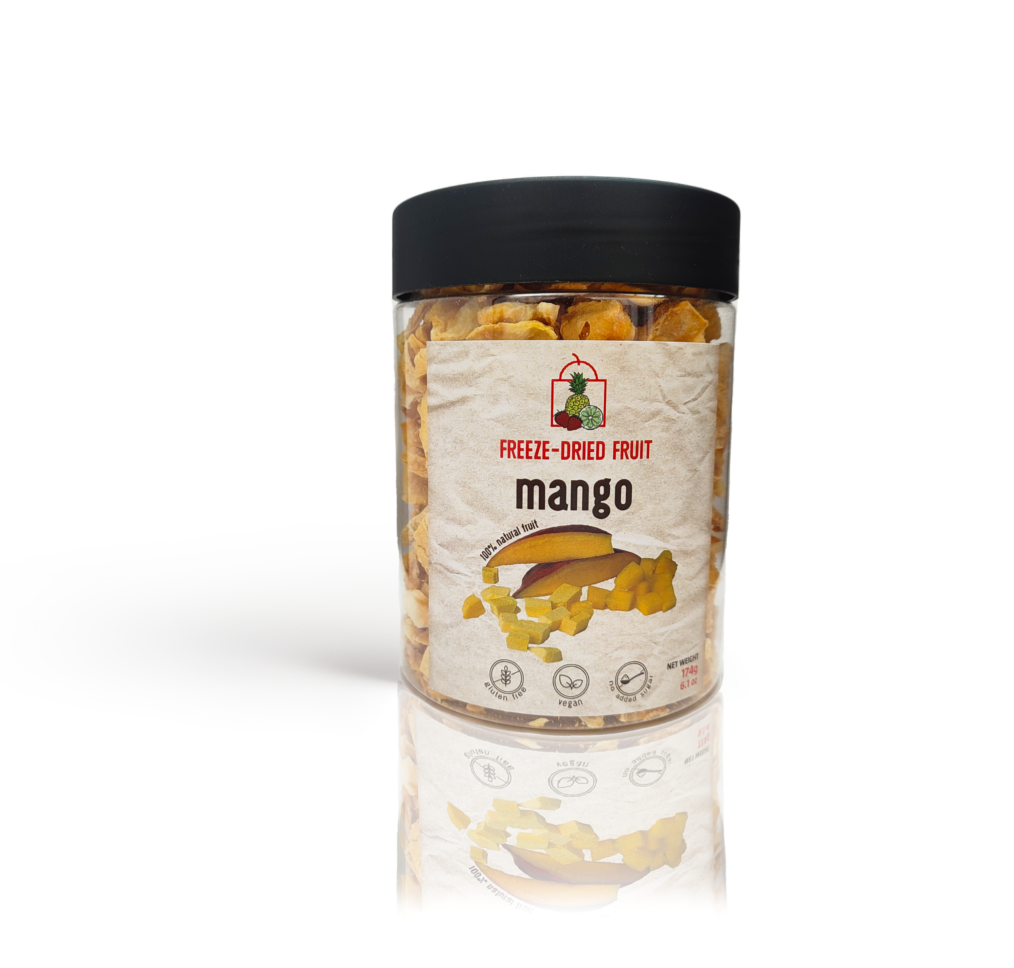 Freeze Dried Mango Snack by Diaita Smart Foods (Worldwide Shipping)