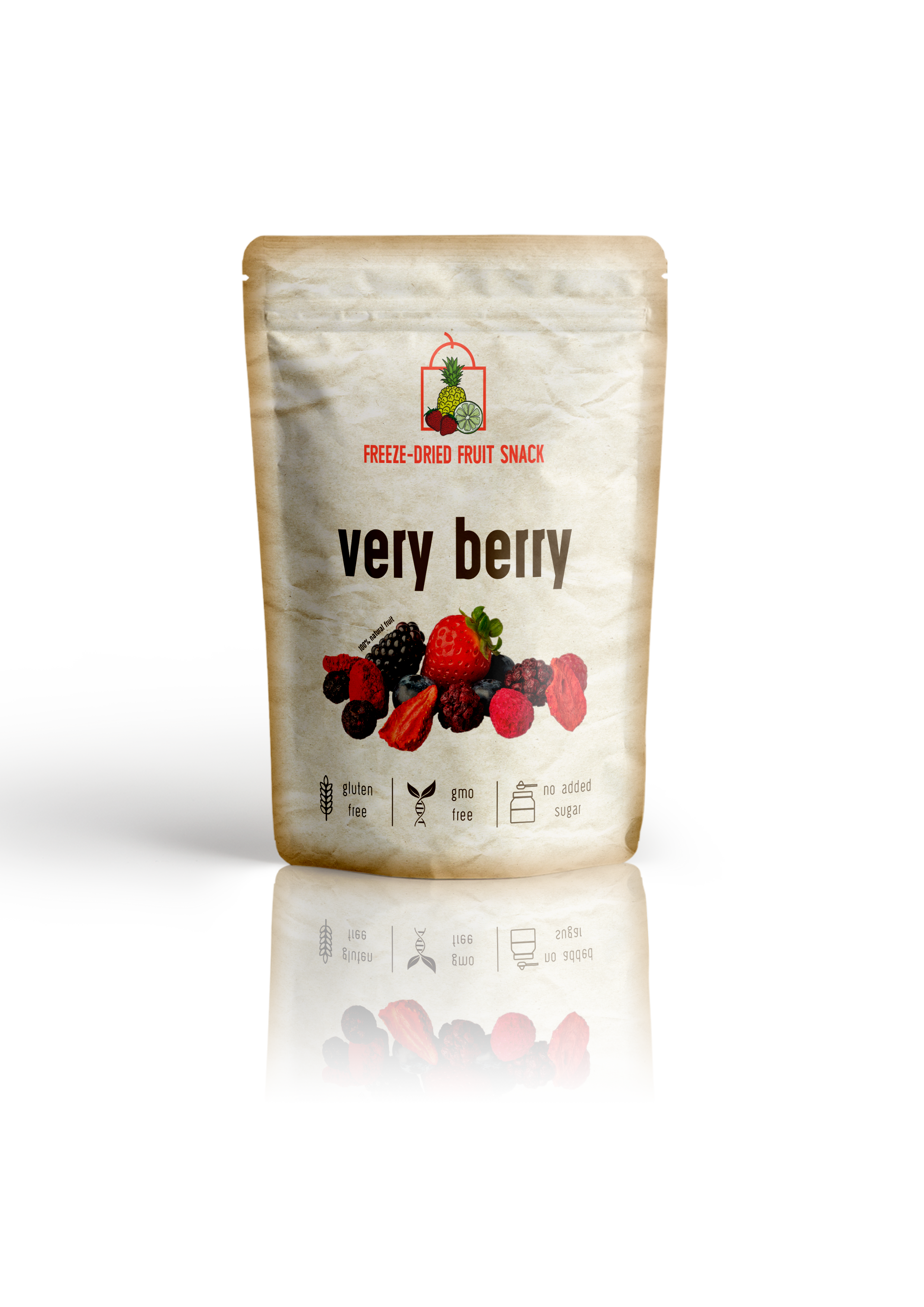 Freeze Dried "Very Berry" Snack by Diaita Smart Foods (Worldwide Shipping)