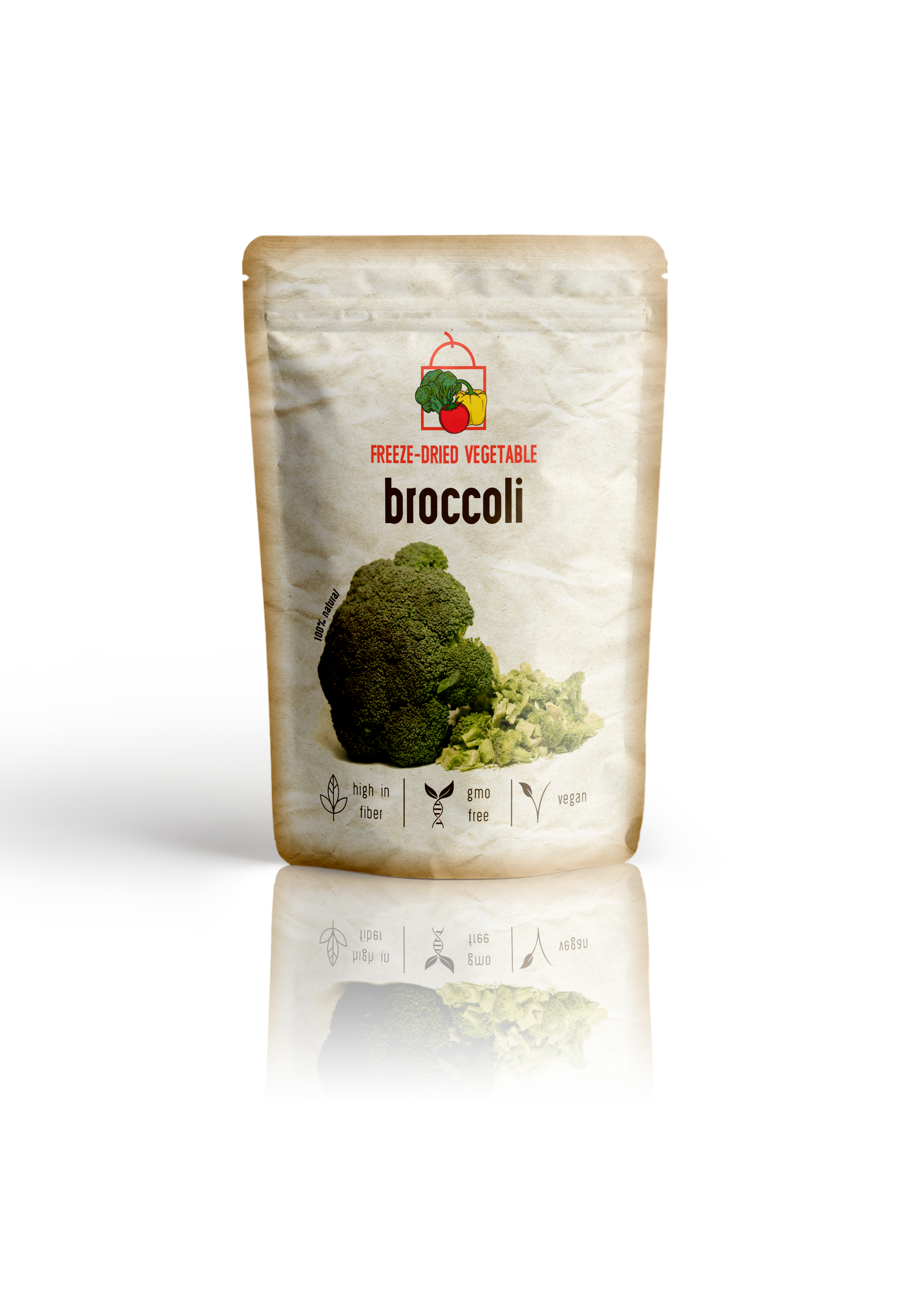 Freeze Dried Broccoli by Diaita Smart Foods (Worldwide Shipping)