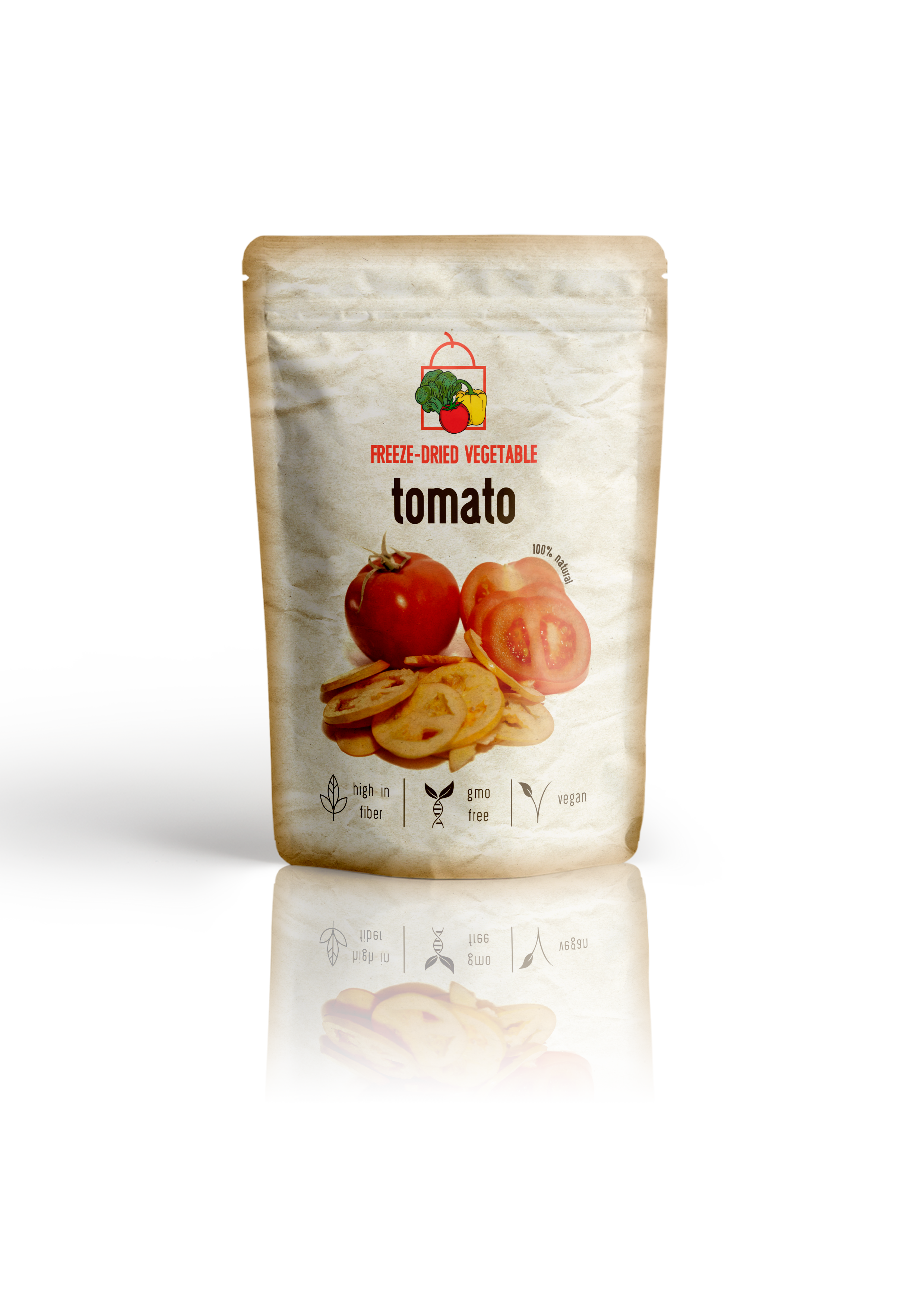 Freeze-Dried Tomato Slices by Diaita Smart Foods (Worldwide Shipping)