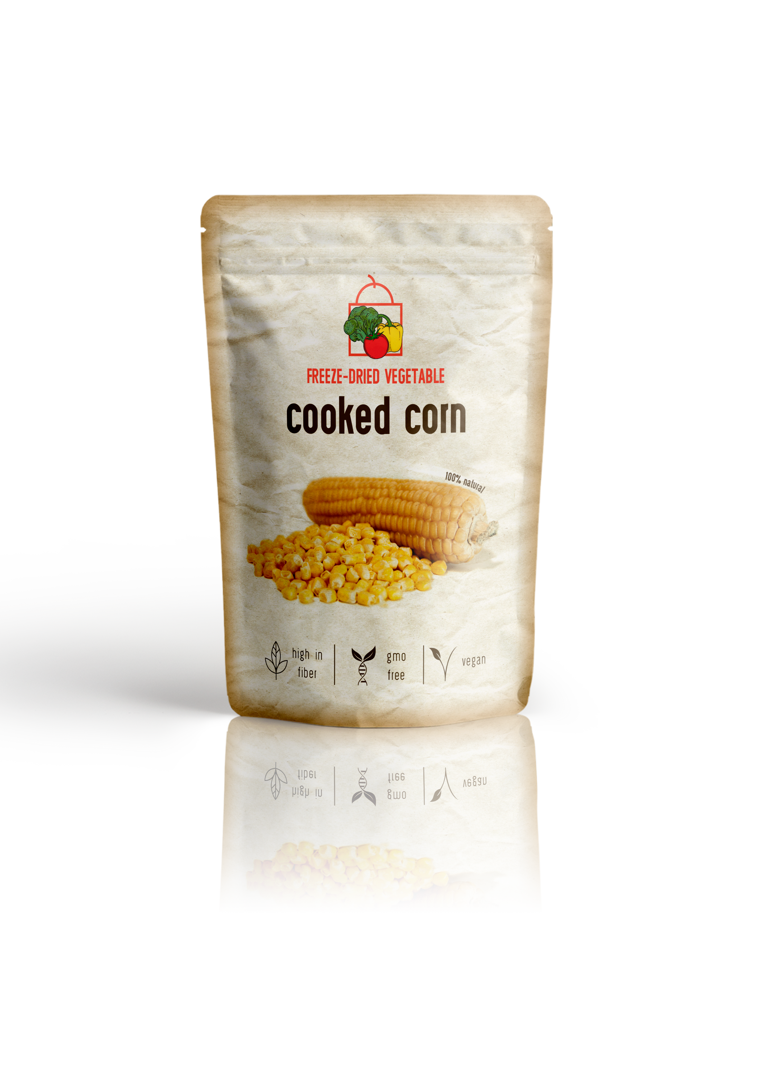 Freeze Dried Corn by Diaita Smart Foods (Worldwide Shipping)