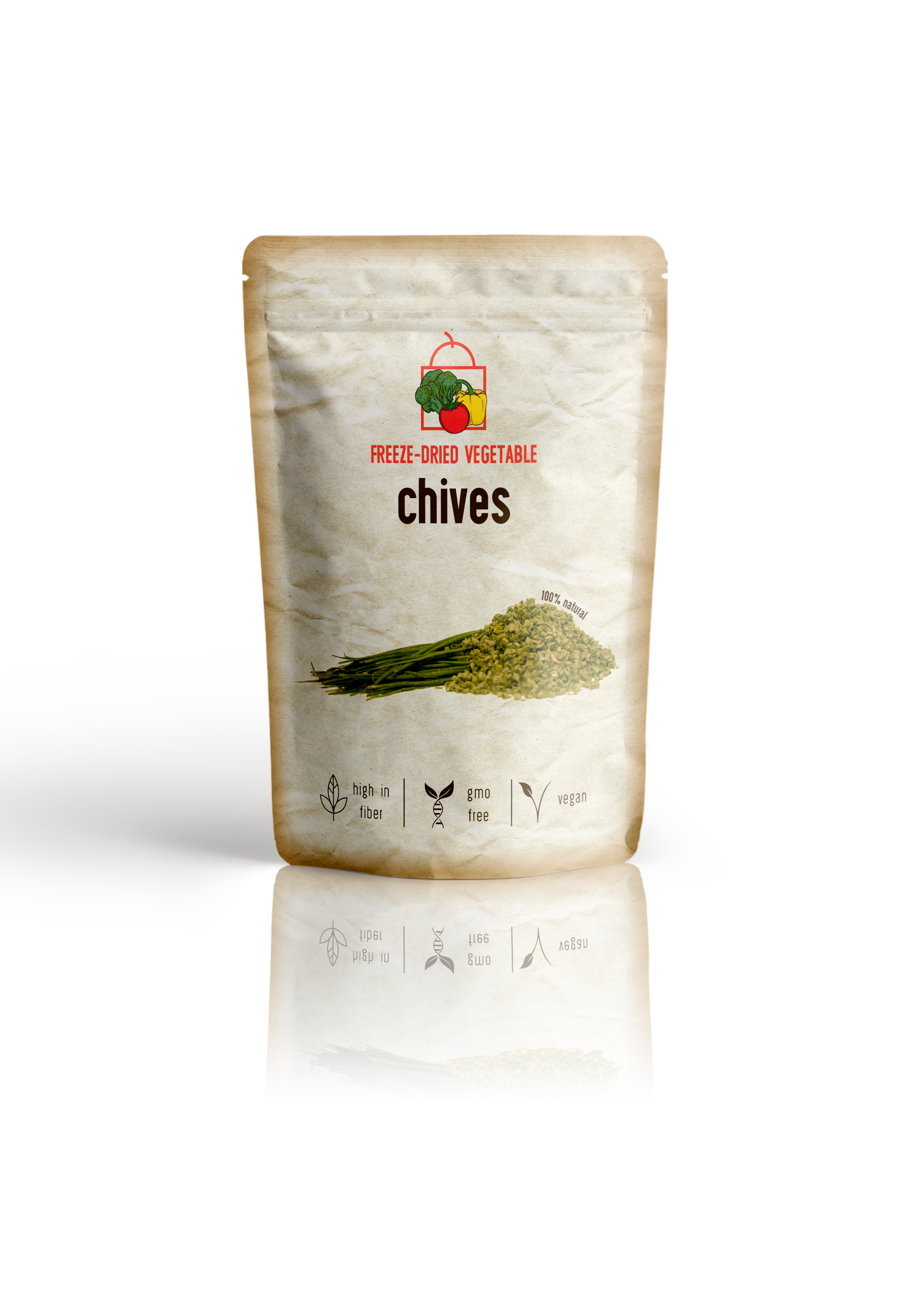 Freeze Dried Chives by Diaita Smart Foods (Worldwide Shipping)