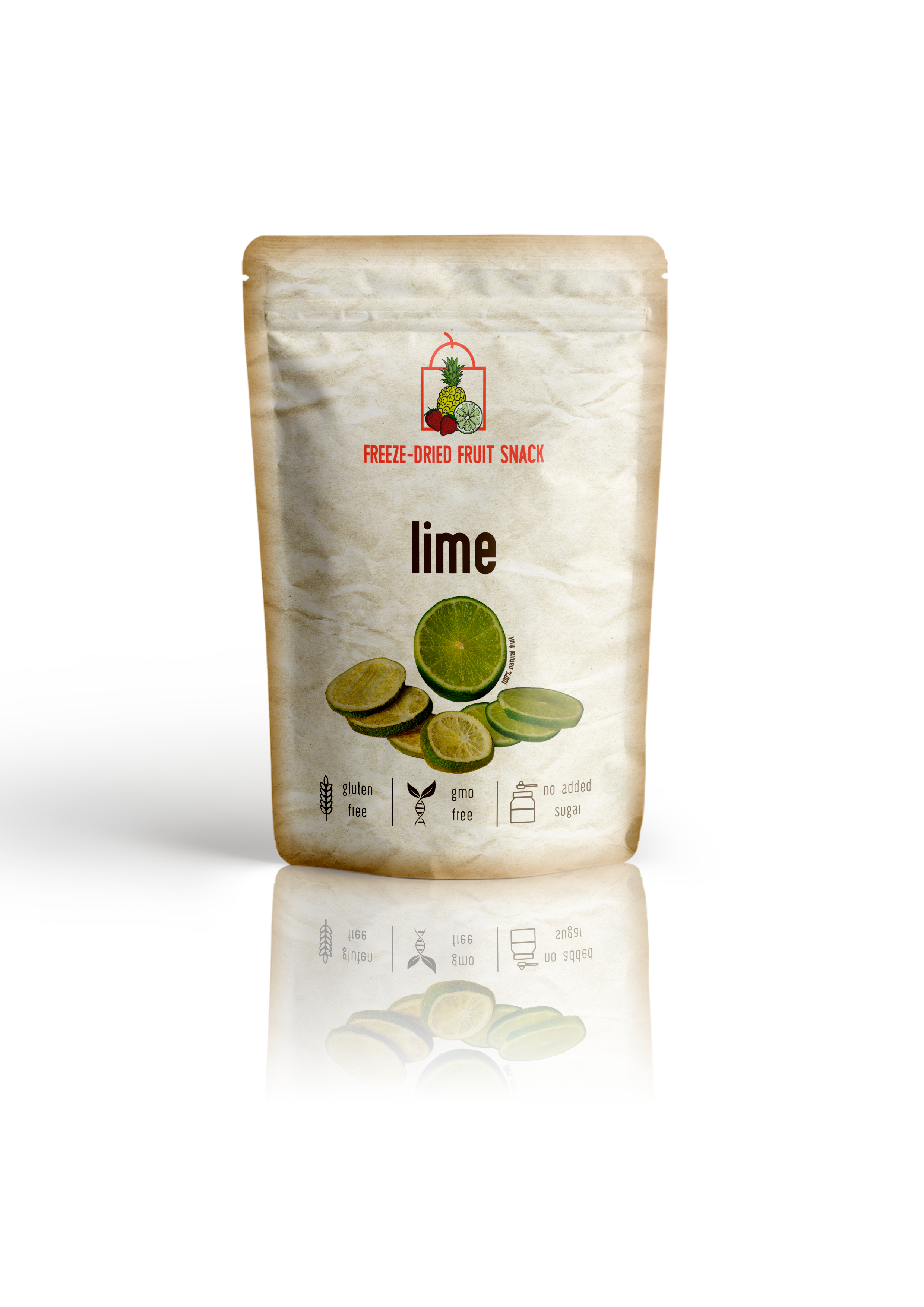 Freeze Dried Sliced Lime by Diaita Smart Foods (Worldwide Shipping)