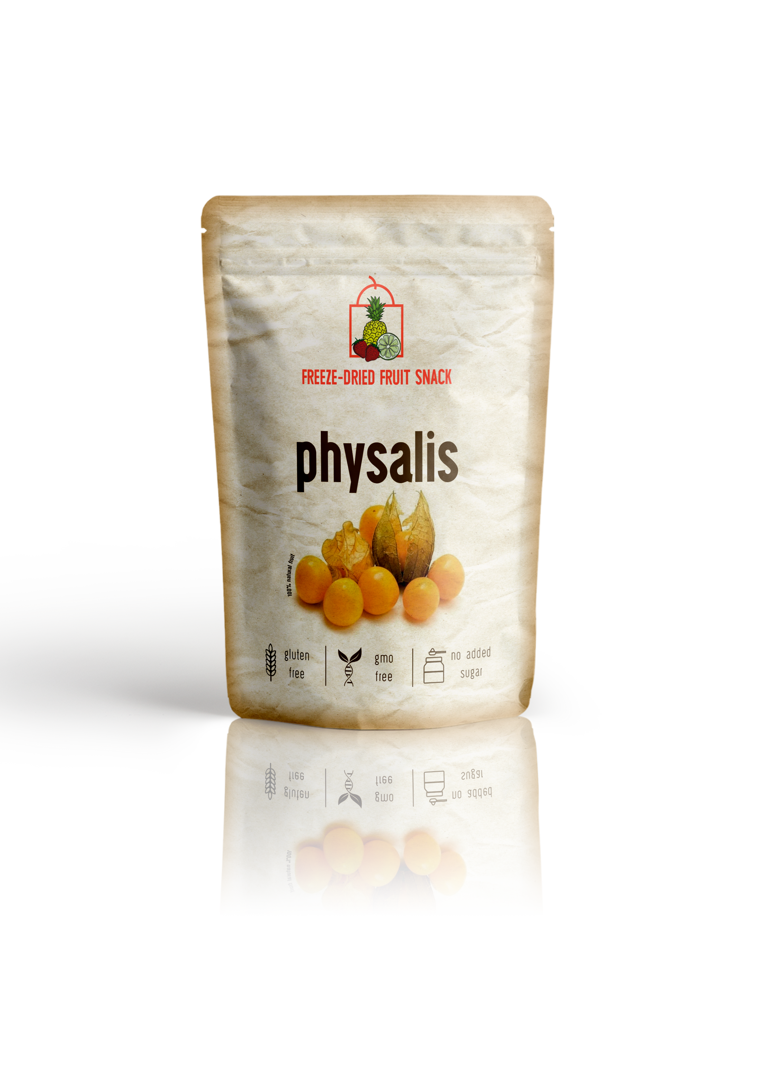 Freeze Dried Organic Physalis (Groundcherry) by Diaita Smart Foods (Worldwide Shipping)