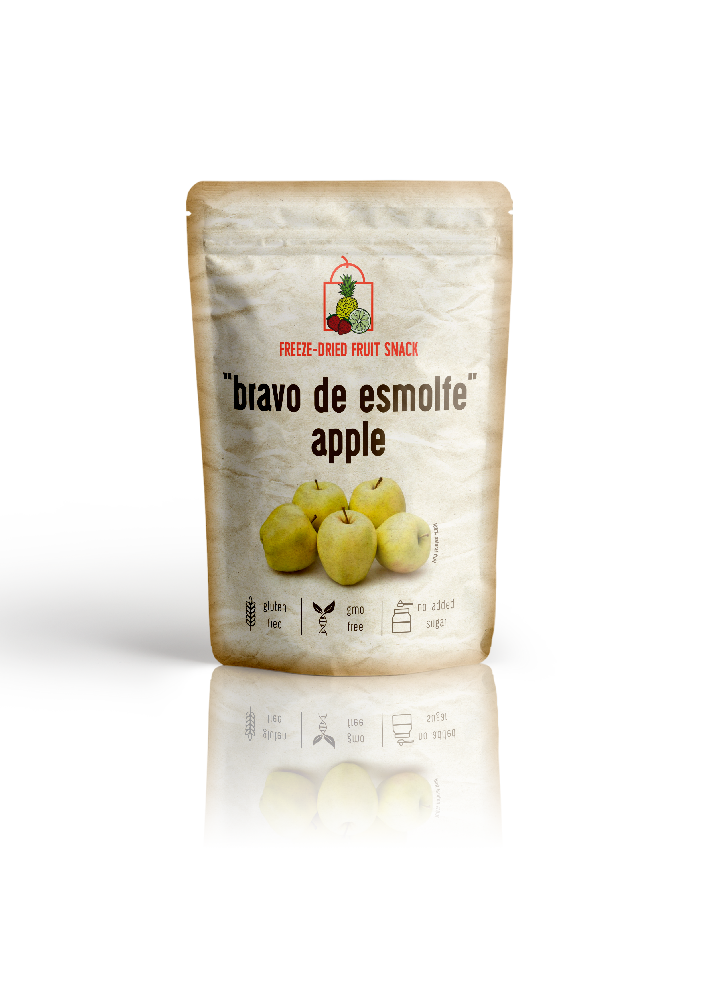 Freeze Dried Wild "Esmolfe" Apple Snack by Diaita Smart Foods (Worldwide Shipping)