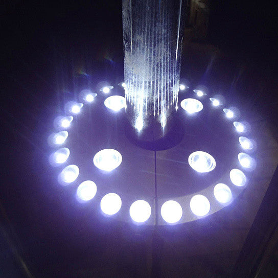  UFO 360 Patio Umbrella Light with 28 LED Ring by VistaShops VistaShops Perfumarie
