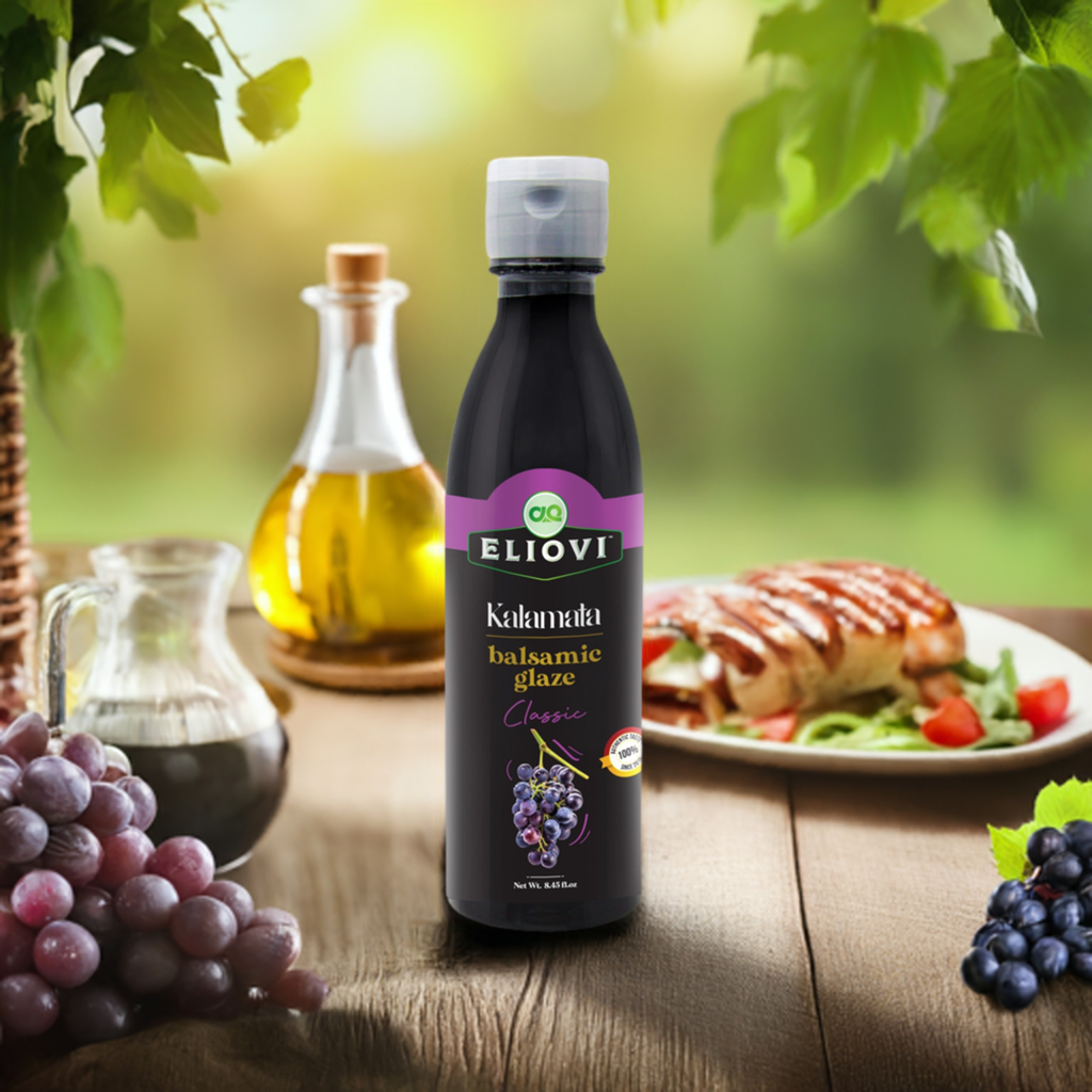 Eliovi Classic Balsamic Glaze. Pack of 1, 3, 6, 12 bottles of 8.45 Fl. Oz each by Alpha Omega Imports