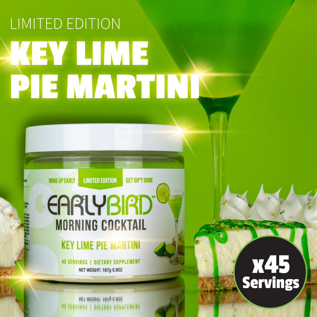 Limited Edition Key Lime Pie Martini Morning Cocktail by Club EarlyBird