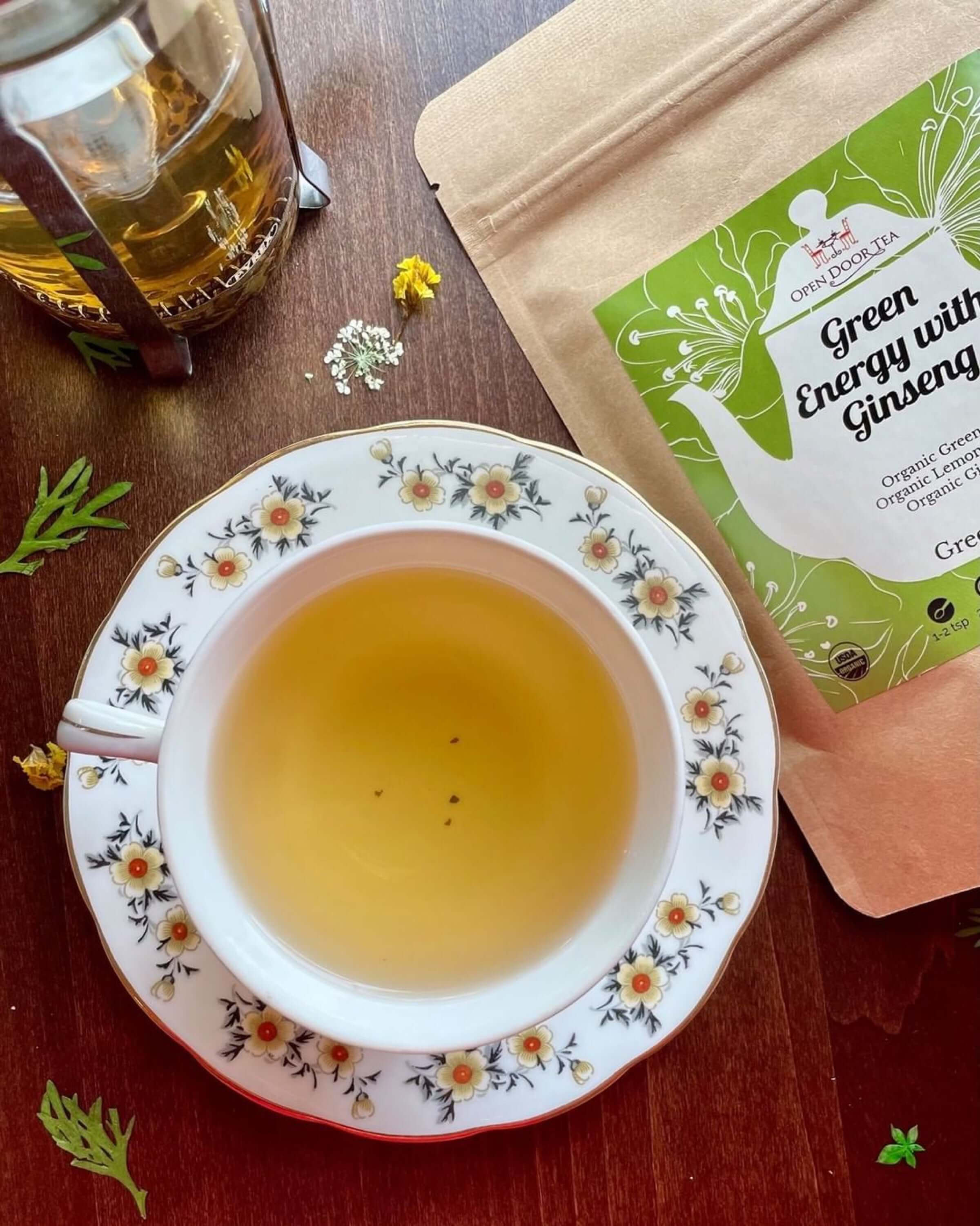 Green Energy with Ginseng by Open Door Tea CT