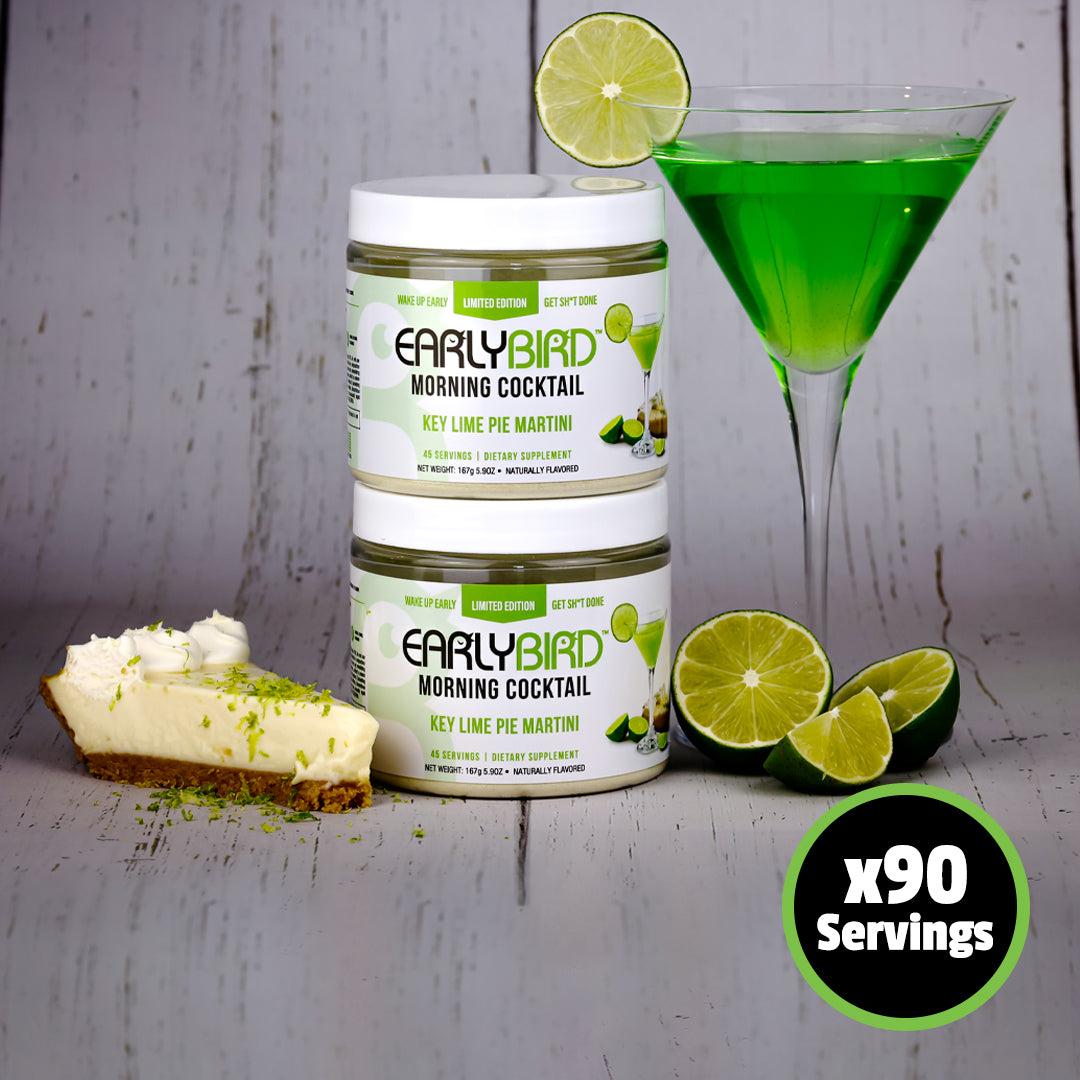 Limited Edition Key Lime Pie Martini Morning Cocktail by Club EarlyBird