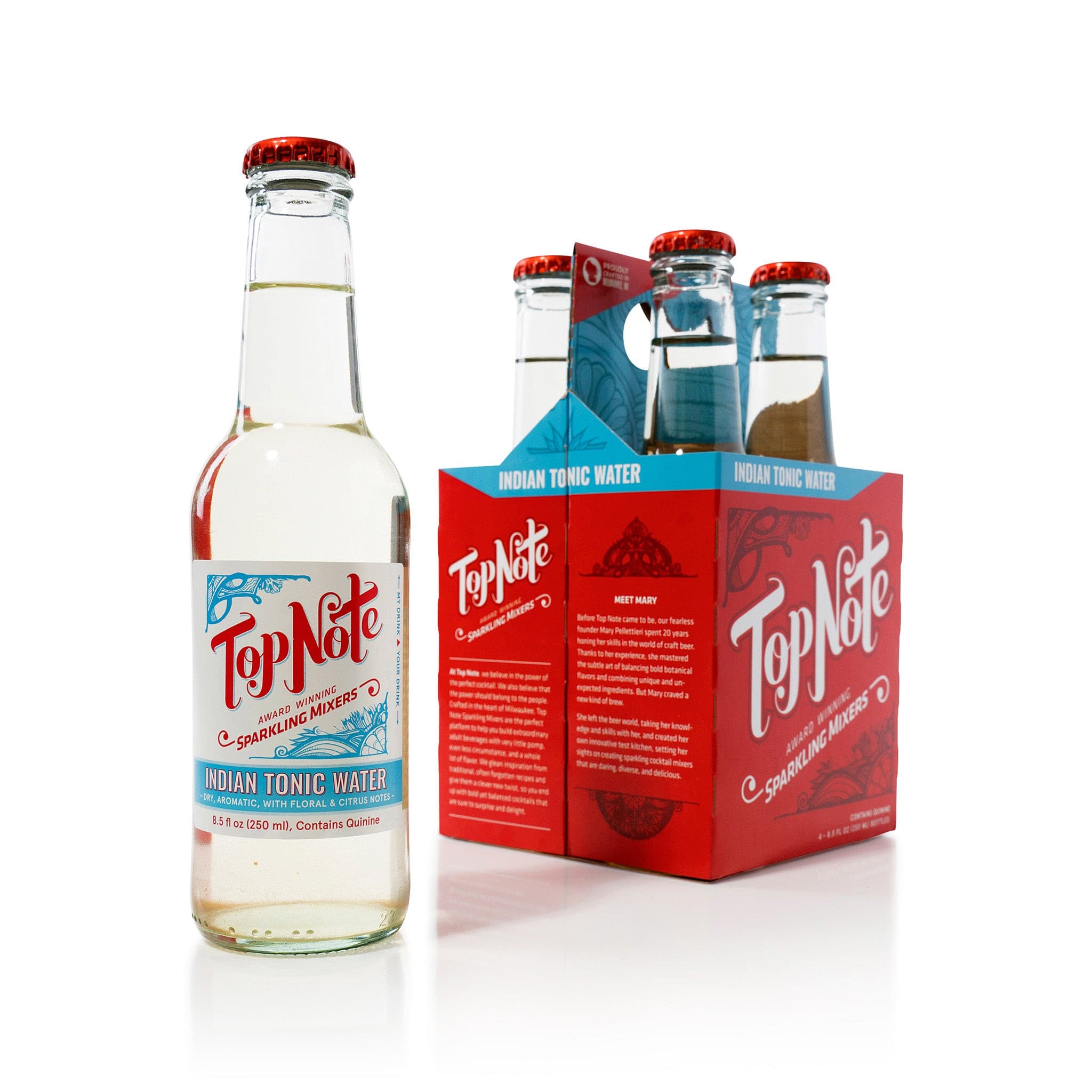 16 Pack Indian Tonic Water, sofi Award winner by Top Note Tonic Store