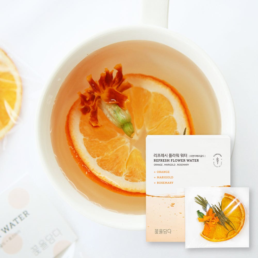 Fruit & Flower Tea (10ea) Box - Orange & Marigold & Rosemary