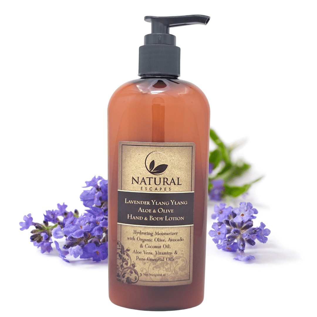 Lavender Hand & Body Lotion | Organic Lotion for Dry, Itchy Skin, Aging & Crepey Skin