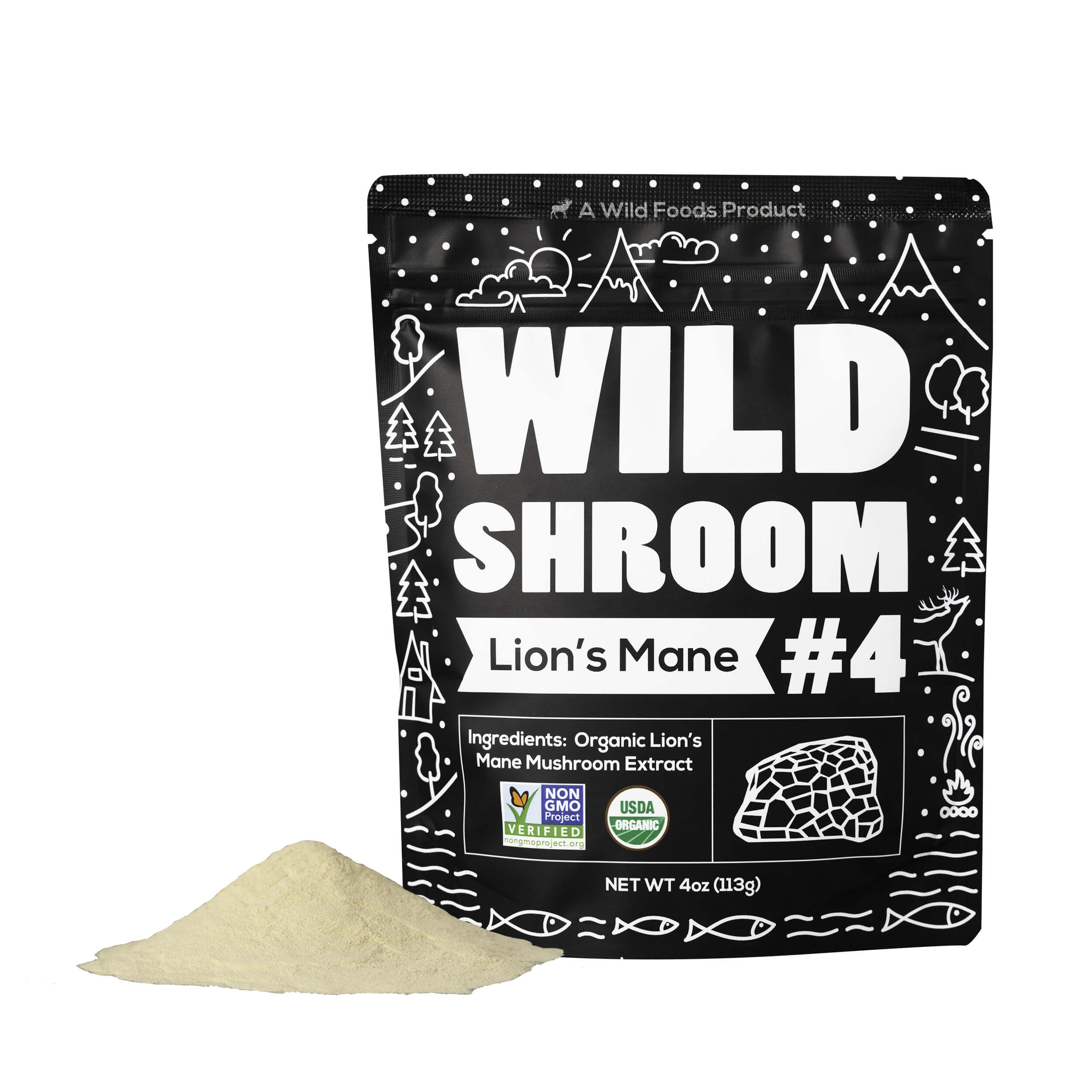 Wild Lion's Mane Mushroom Extract by Wild Foods