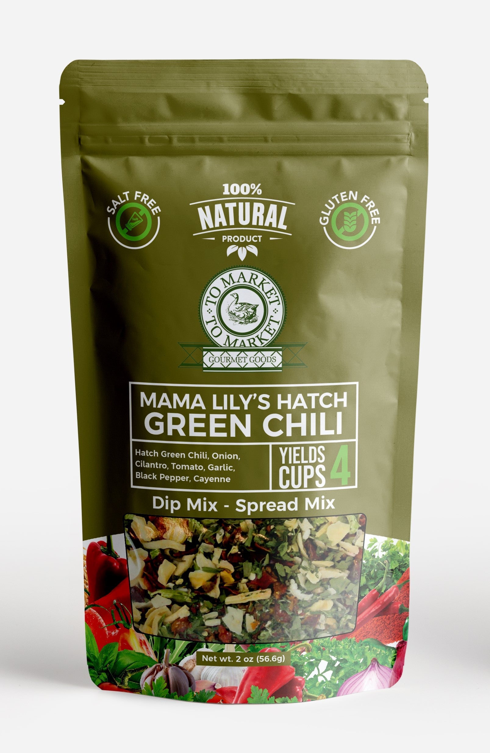 Mama Lily's Hatch Green Chili - Dip Mix by To Market Dips & Seasonings