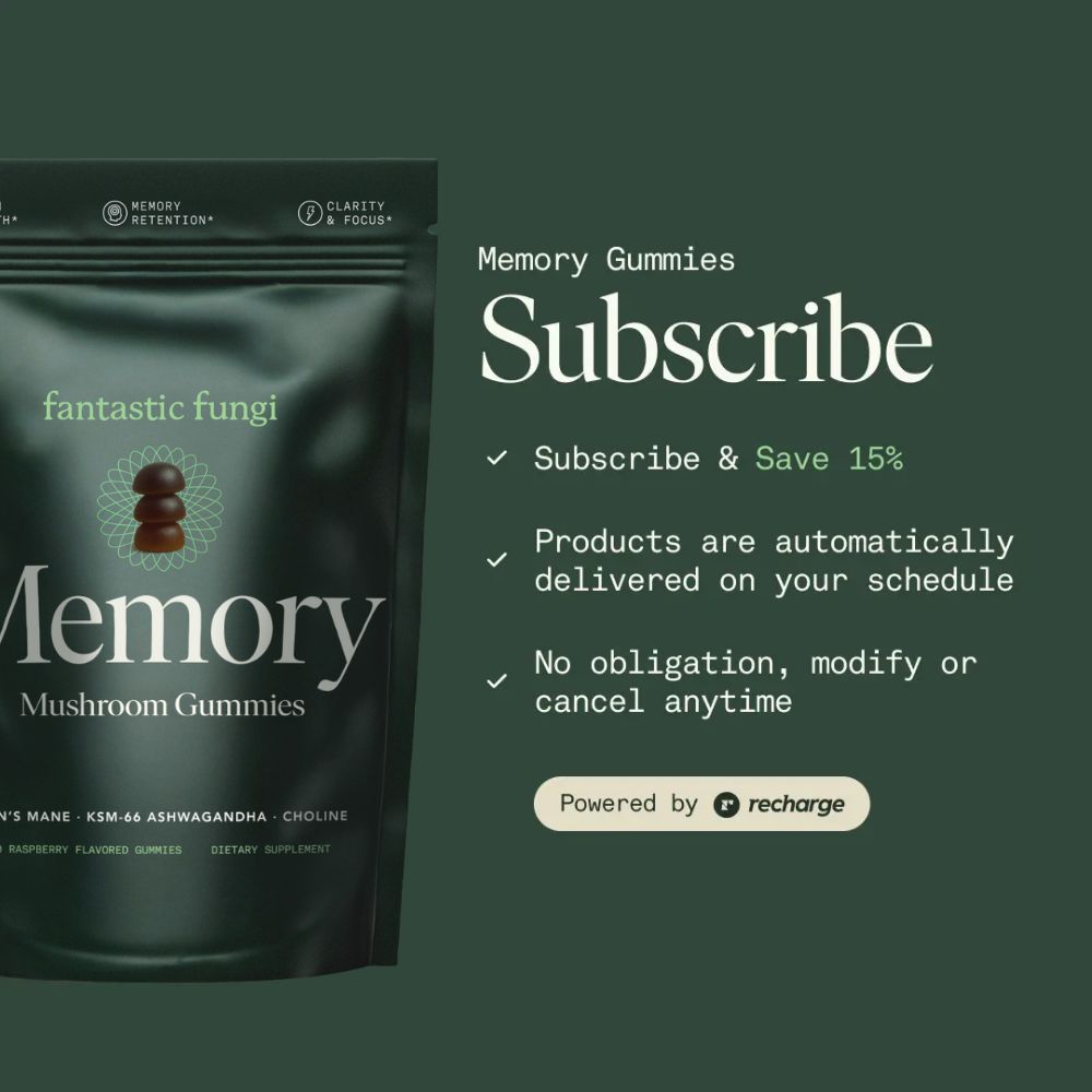 Memory Gummies by Fantastic Fungi