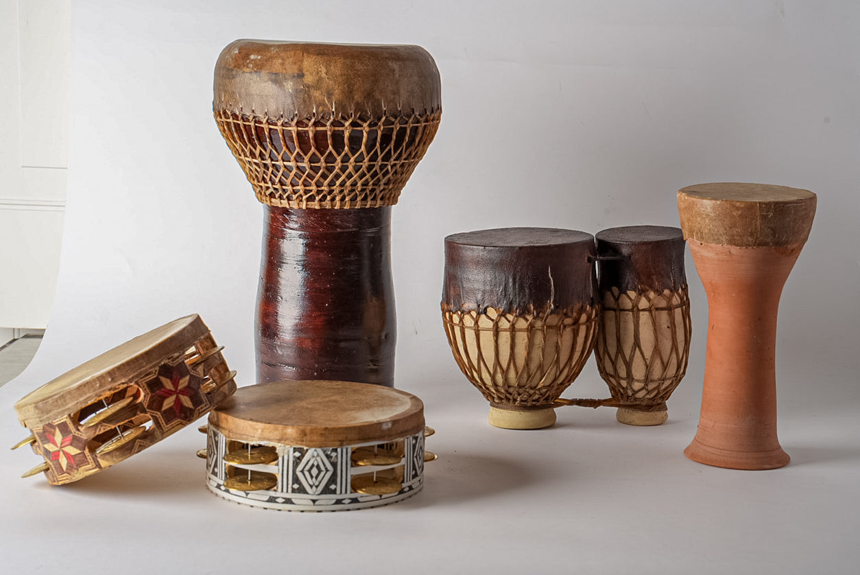 Moroccan Taarija Drum by Verve Culture
