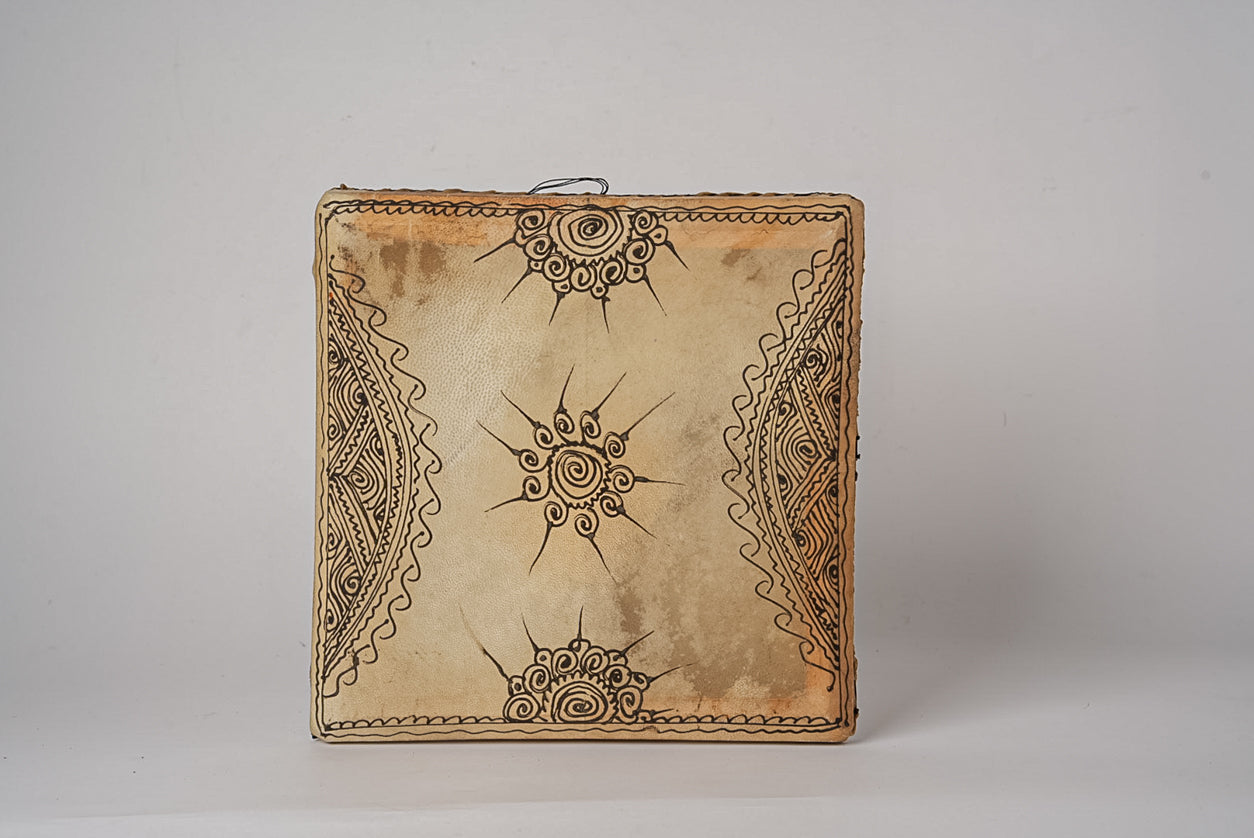 Moroccan Square Daff Drum by Verve Culture