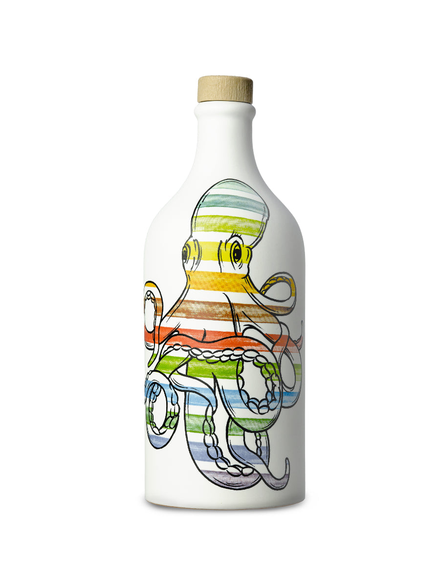 Octopus Extra Virgin Olive Oil Ceramic by Zia Pia