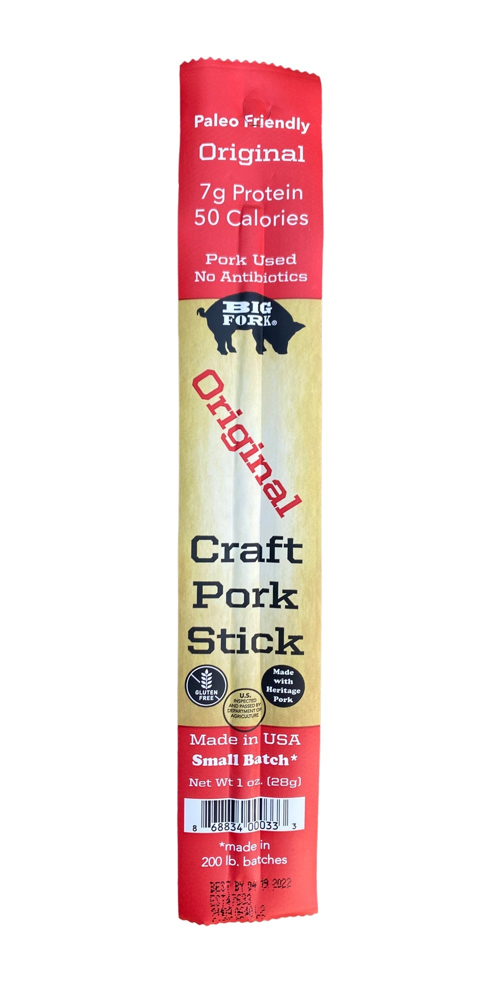 Craft Pork Snack Stick Collection (60 Sticks Total) by Big Fork Brands