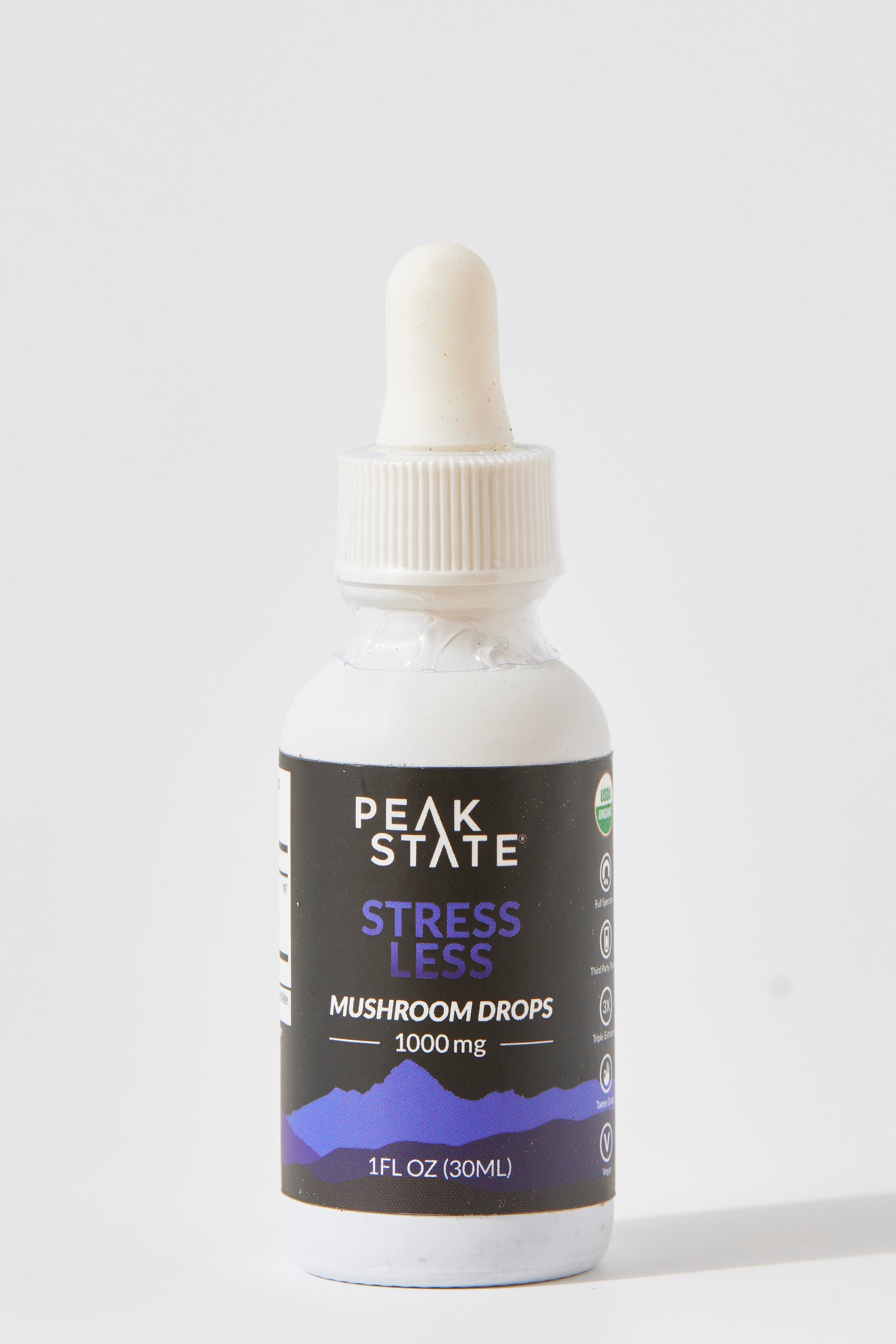 STRESS LESS Mushroom Drops by Peak State Coffee