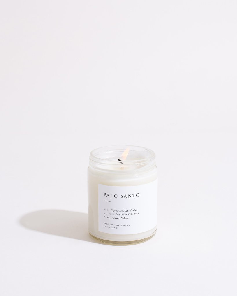 Palo Santo Minimalist Candle by Brooklyn Candle Studio