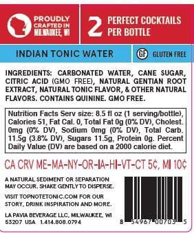 16 Pack Indian Tonic Water, sofi Award winner by Top Note Tonic Store