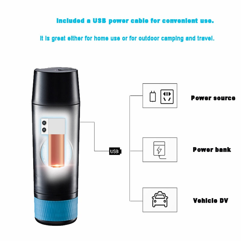 2 IN 1 CAPSULE & GROUND MINI ESPRESSO by Brown Shots Coffee