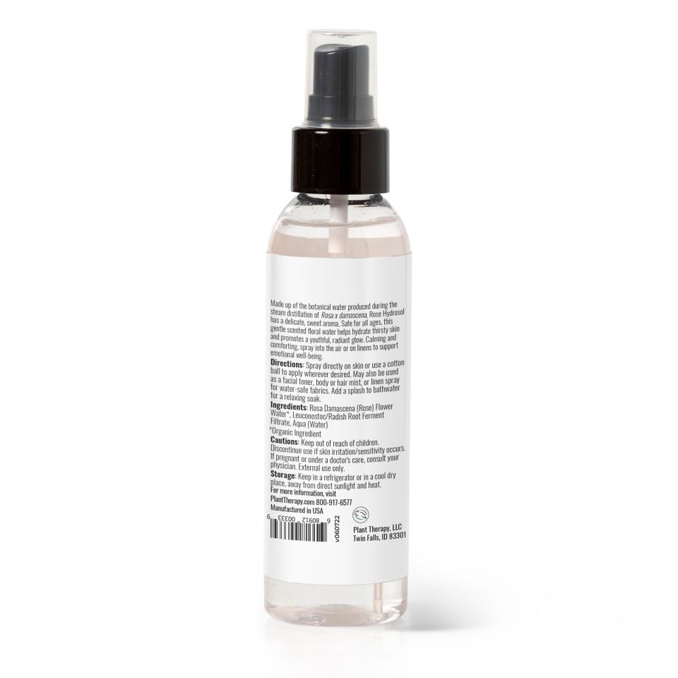  Plant Therapy Rose Hydrosol, 4 oz Plant Therapy Perfumarie
