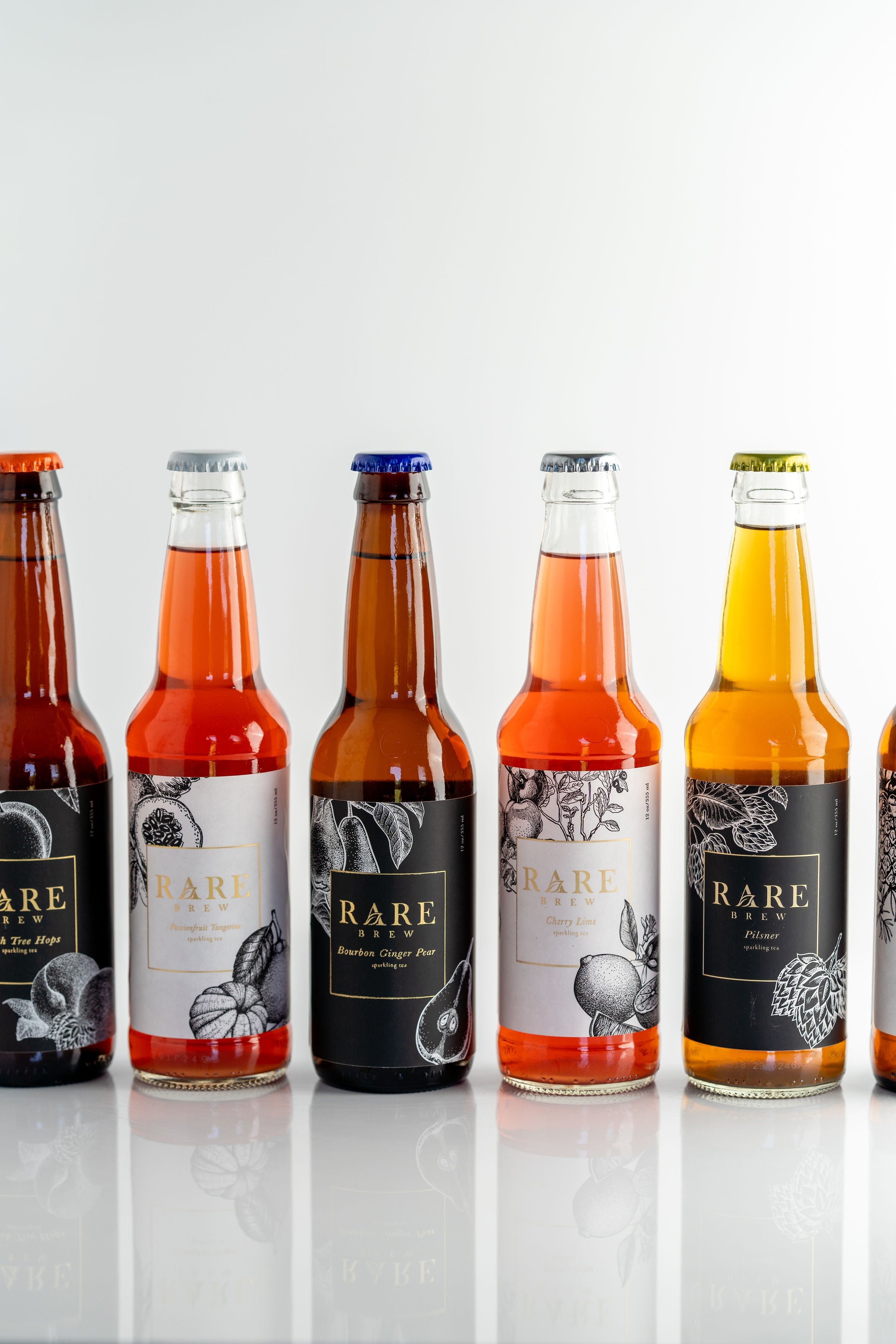 Variety Pack of Sparkling Teas by RARE BREW