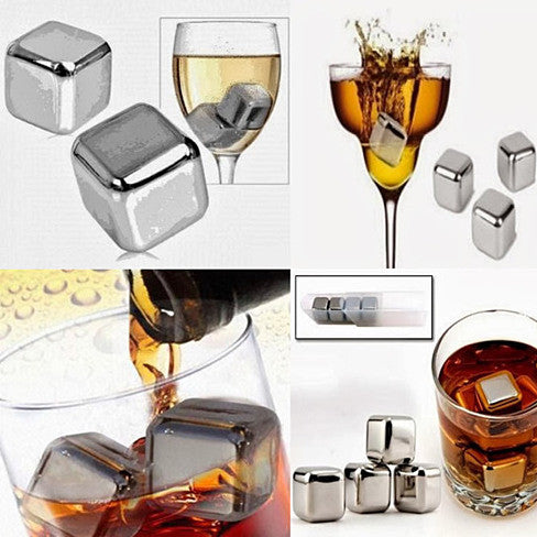  Steel Chillers - The Stainless Steel Food Grade Ice Cubes for Cocktails by VistaShops VistaShops Perfumarie