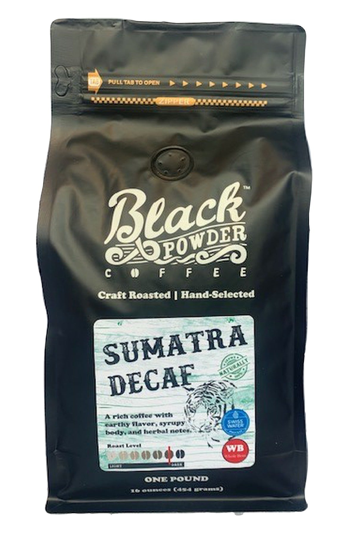 Sumatra Decaf | Naturally Grown | Swiss Water Process | Dark Roast by Black Powder Coffee