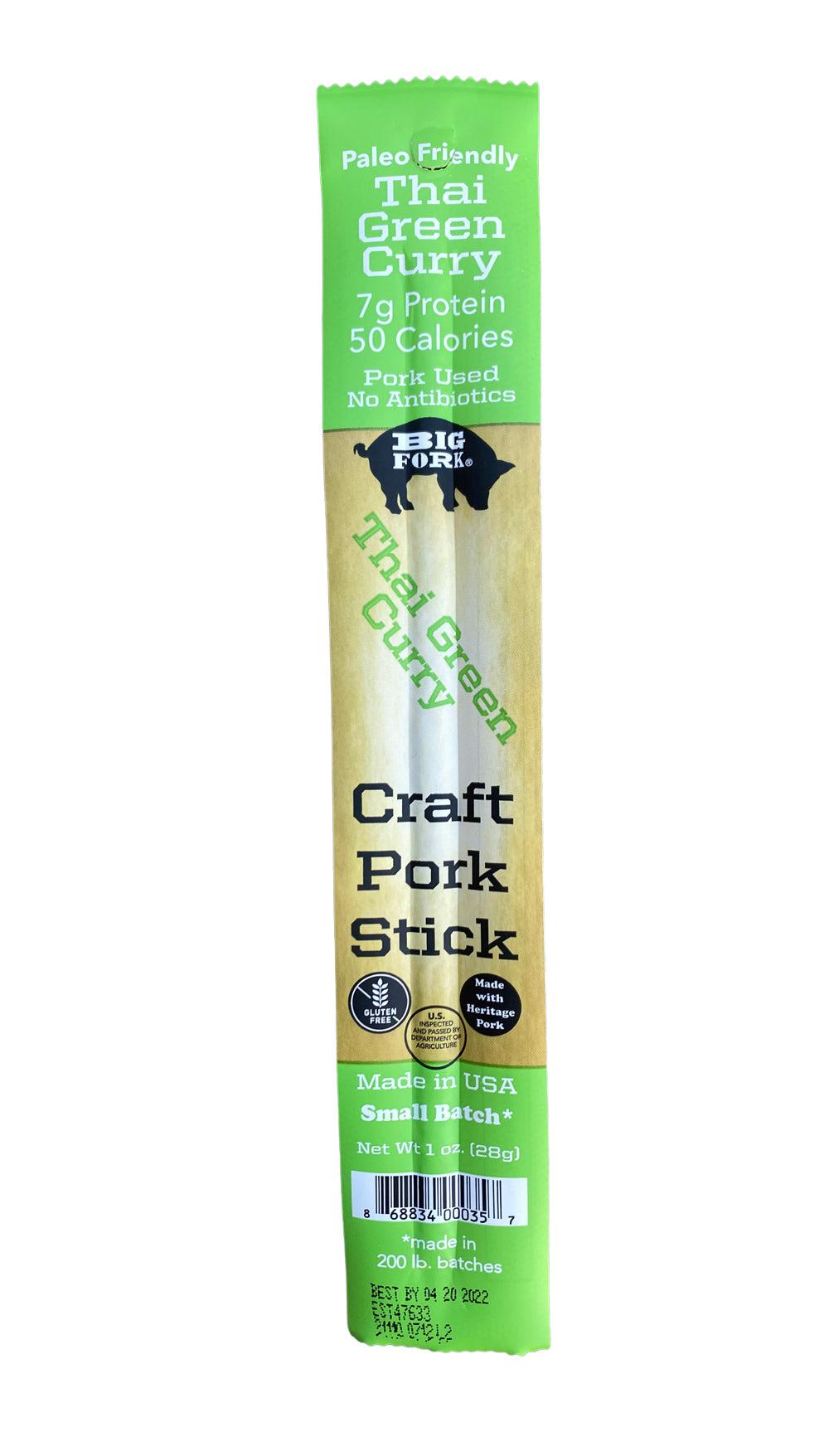 Craft Pork Snack Stick Sample (3 sticks total) by Big Fork Brands