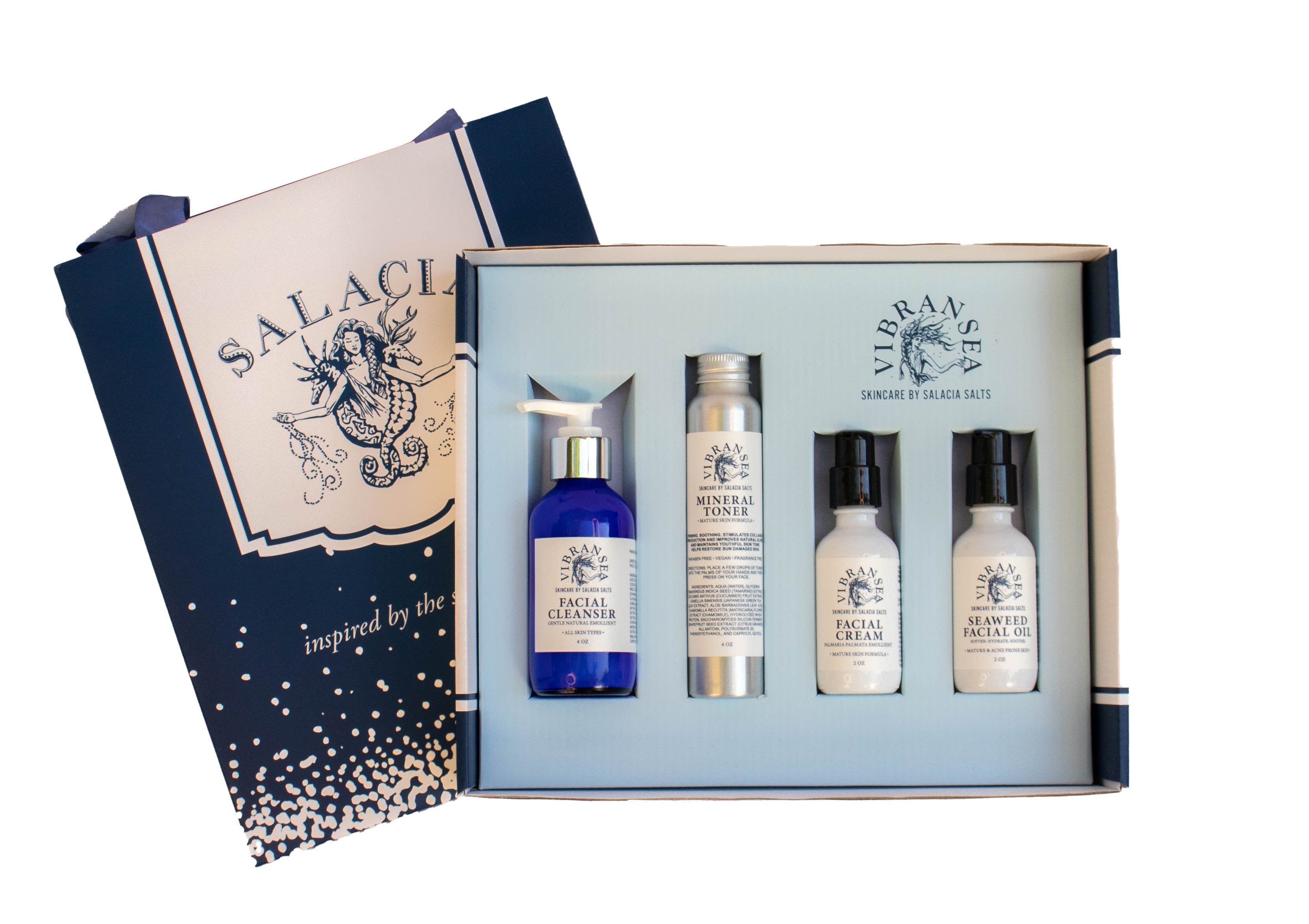 Vibransea Skincare Collection in Gift Box by Salacia Salts