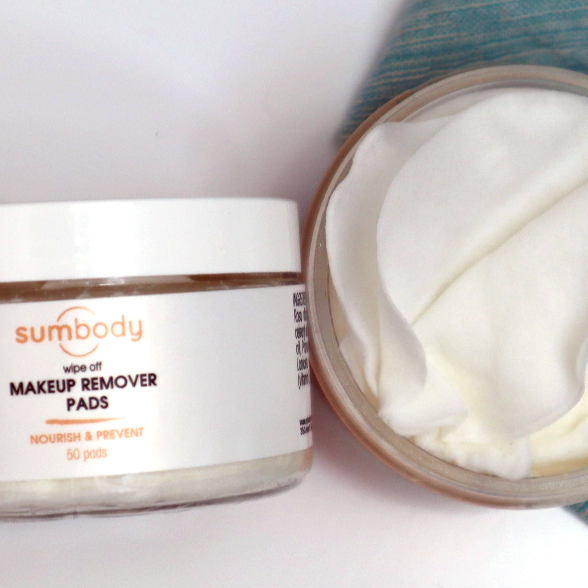 Wipe Off Makeup Remover Pads by Sumbody Skincare