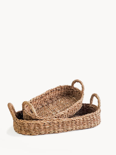  Savar Bread Basket with Natural Handle by KORISSA KORISSA Perfumarie