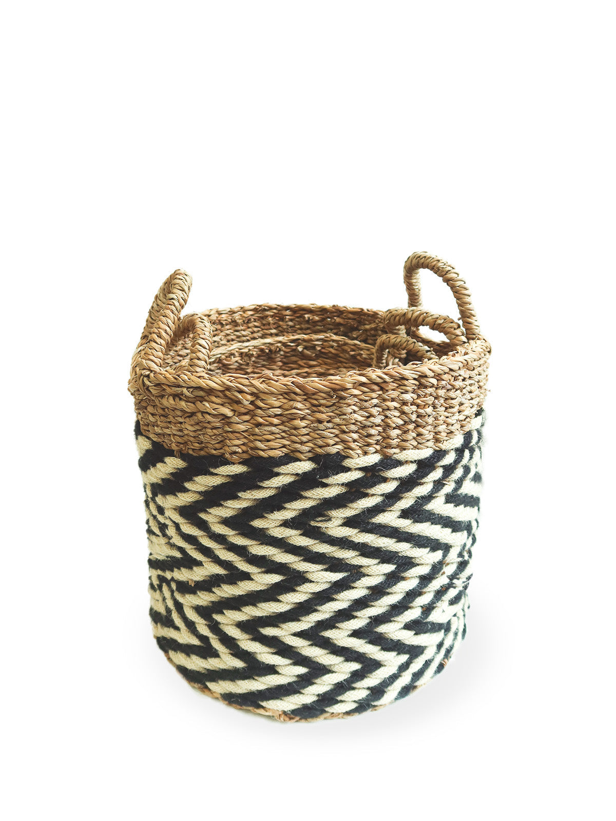  Ula Zigzag Basket by KORISSA KORISSA Perfumarie