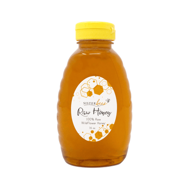  100% Raw Michigan Wildflower Honey 16 oz Sister Bees Perfumarie