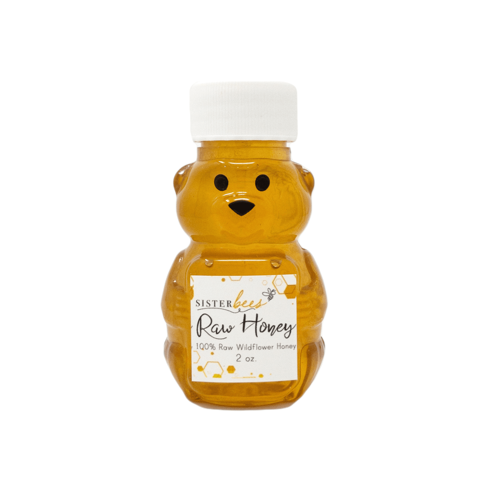  100% Raw Michigan Wildflower Honey Bear 2 oz Sister Bees Perfumarie