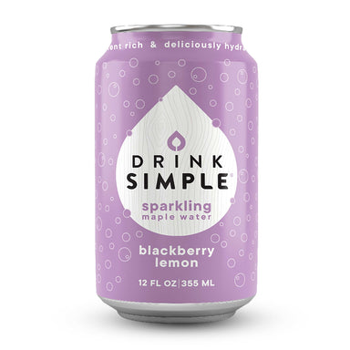  12 oz. Blackberry Lemon Sparkling Maple Water - 12 Pack by Drink Simple Drink Simple Perfumarie