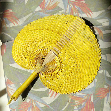  Balinese Woven Hand Fan "Amal" by BrunnaCo BrunnaCo Perfumarie