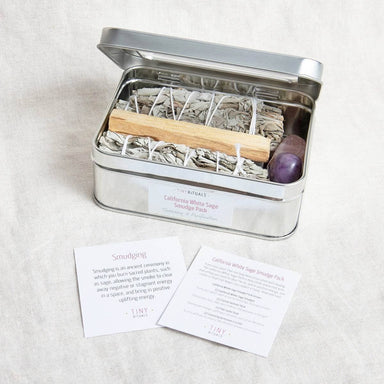  California White Sage Smudge Gift Pack by Tiny Rituals Tiny Rituals Perfumarie