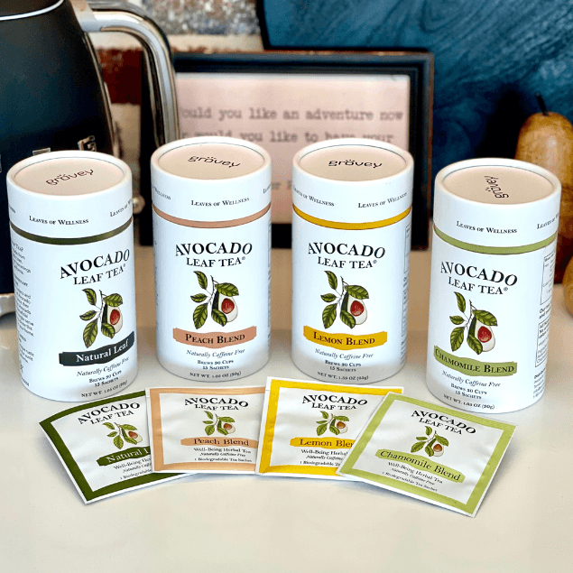 Herbal Sampler - Try all 4 Blends - 8 Servings by Avocado Tea Co. Avocado Tea Co. Perfumarie