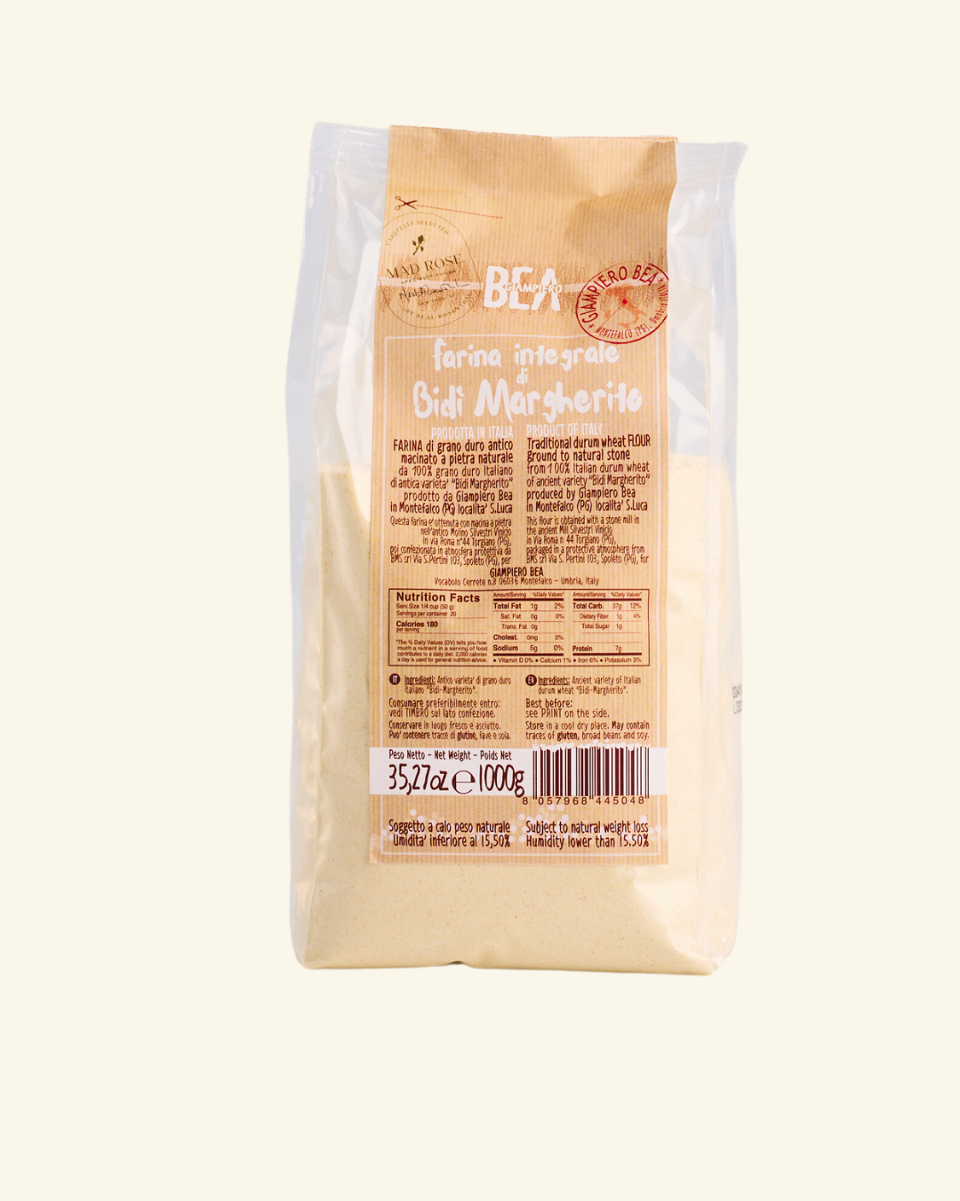  ANCIENT GRAIN FLOUR from Giampiero Bea by Mad Rose Specialty Foods Mad Rose Specialty Foods Perfumarie