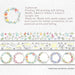  Delicate Floral Wreaths Washi Tape Sticker Set by The Washi Tape Shop The Washi Tape Shop Perfumarie