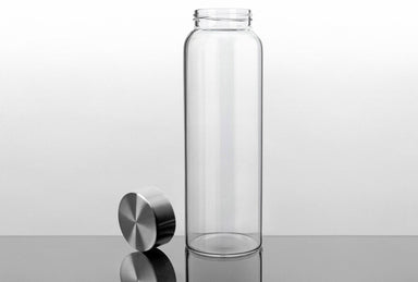  32 oz Glass Water Bottle with Stainless Steel Cap (2nd Generation) Kablo Perfumarie