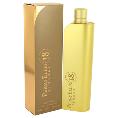  Perry Ellis 18 Sensual by Perry Ellis Eau De Parfum Spray 3.4 oz for Women Perry Ellis Perfumarie