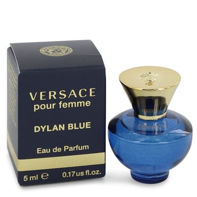  Versace Pour Femme Dylan Blue by Versace Mini EDP .17 oz for Women Versace Perfumarie