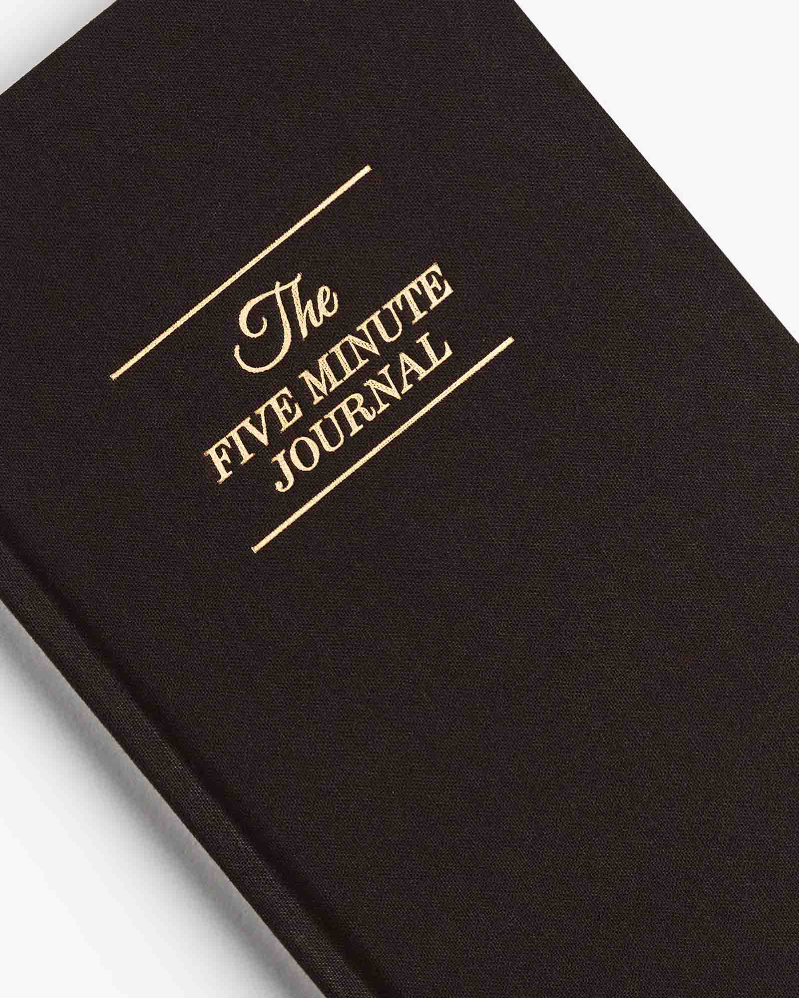  The Five Minute Journal - Bold Black by Intelligent Change Intelligent Change Perfumarie